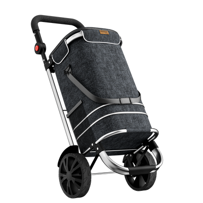 Carrello spesa nero Alu 56L 31x24x54cm
