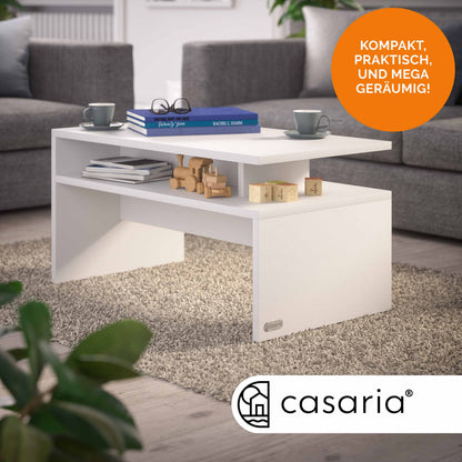 Tavolino Sacramento bianco 95x55x50cm