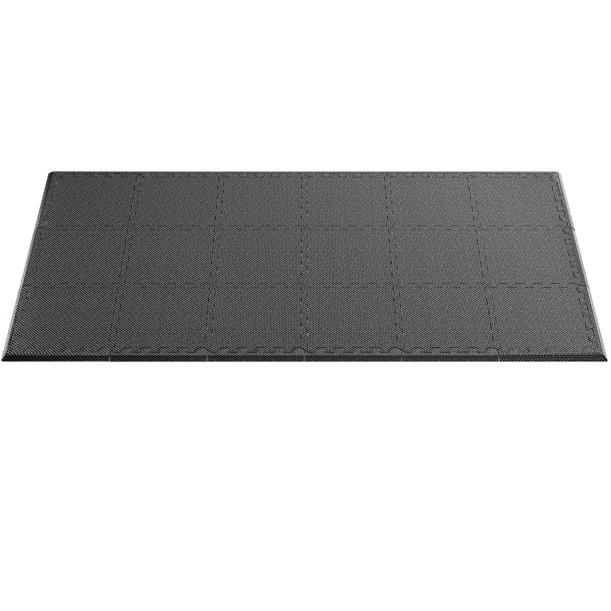 Tappetini fitness set di 18 Nero 175x88x1cm