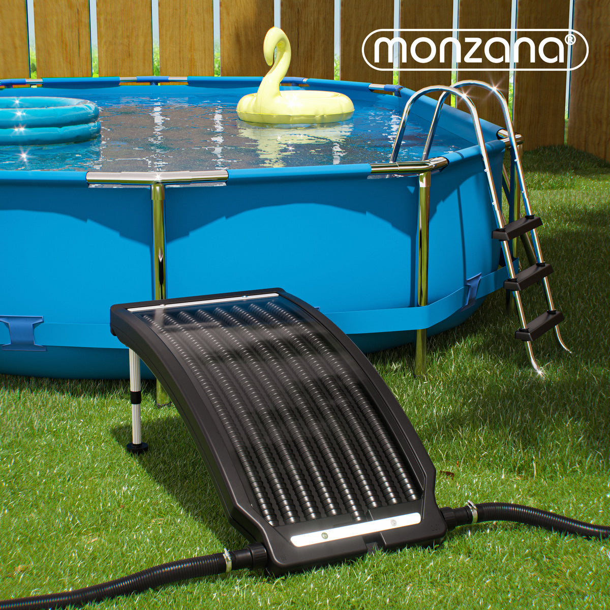 Pannello solare piscina riscaldamento set da 2 110x69x14cm