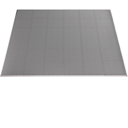 Tappetini fitness per protezione pavimenti/puzzle Set di 36 Grigio 175x175x1cm