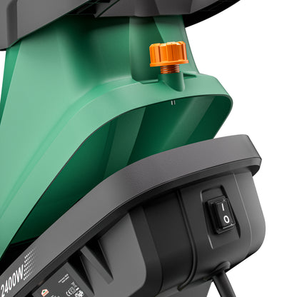 Trituratore elettrico 3100W contenitore di raccolta 50L