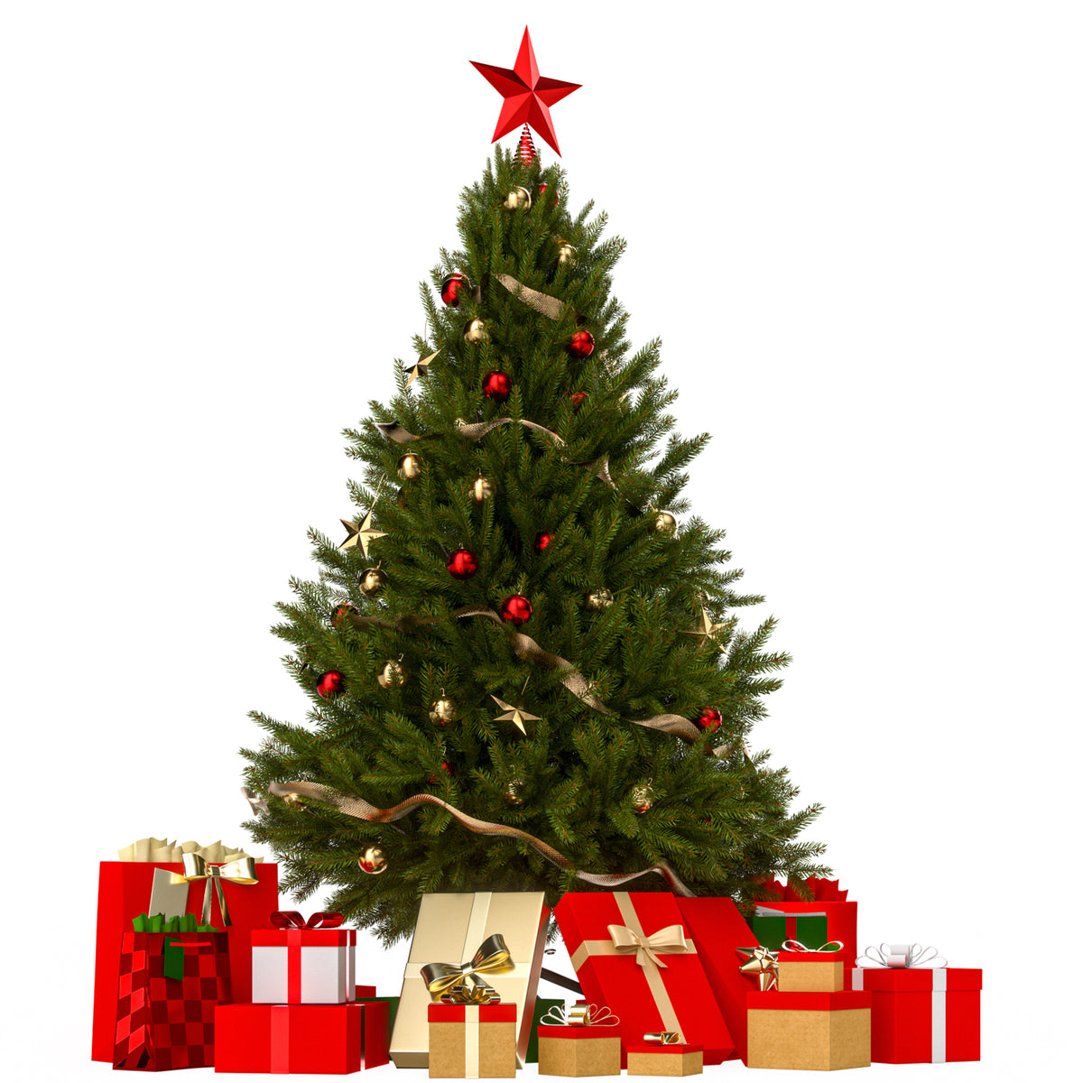 Albero di Natale con base 240cm