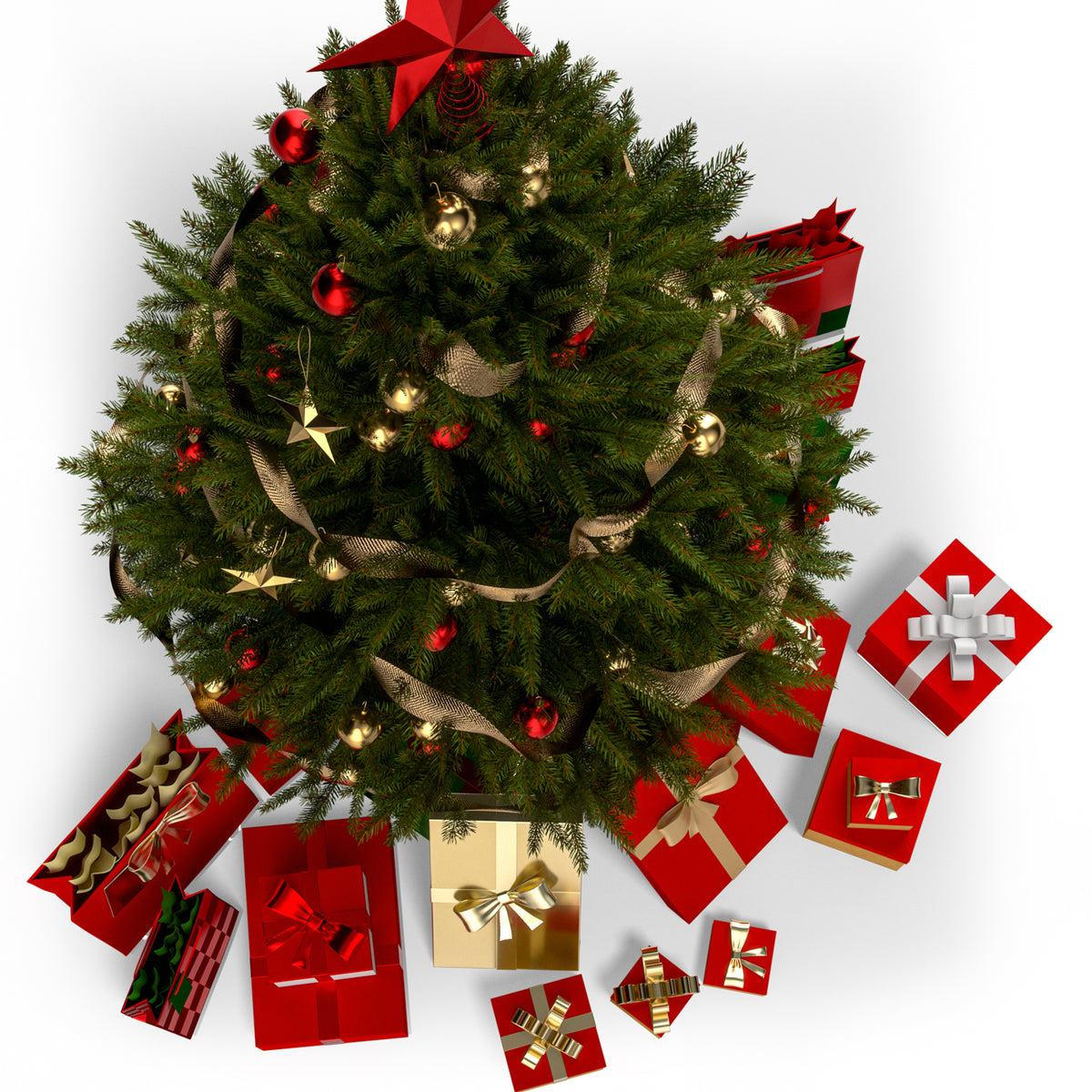 Albero di Natale con base 140cm