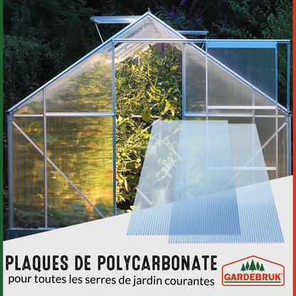 Lastre alveolari set da 10 trasparenti 6mm 7,32m²