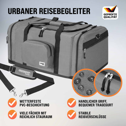 Borsa da viaggio antracite 90L