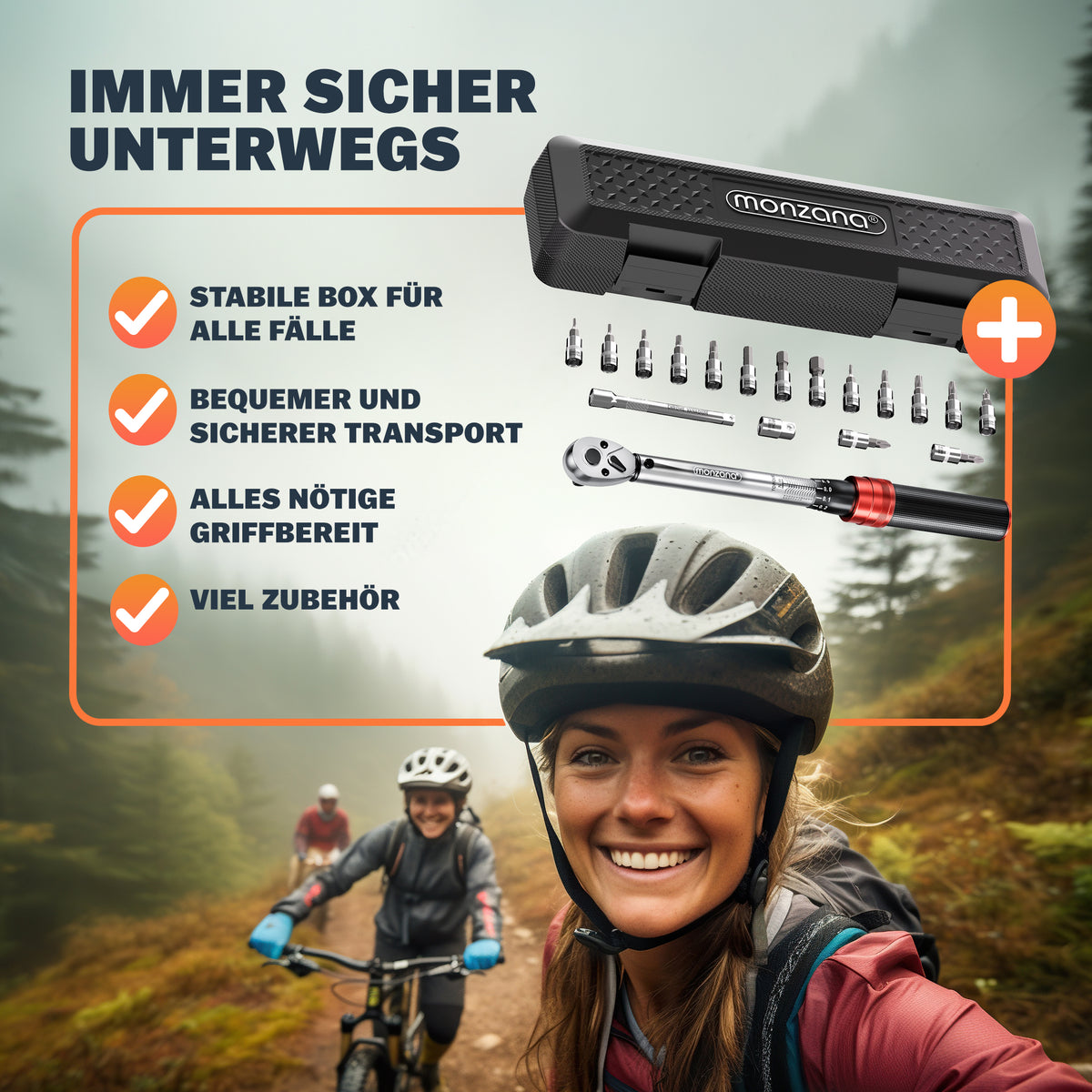 Set di chiavi dinamometriche da 18 pezzi per bicicletta/motocicletta