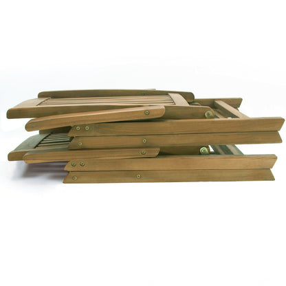 Sedie da giardino Vanamo set 2 pz eucalipto FSC