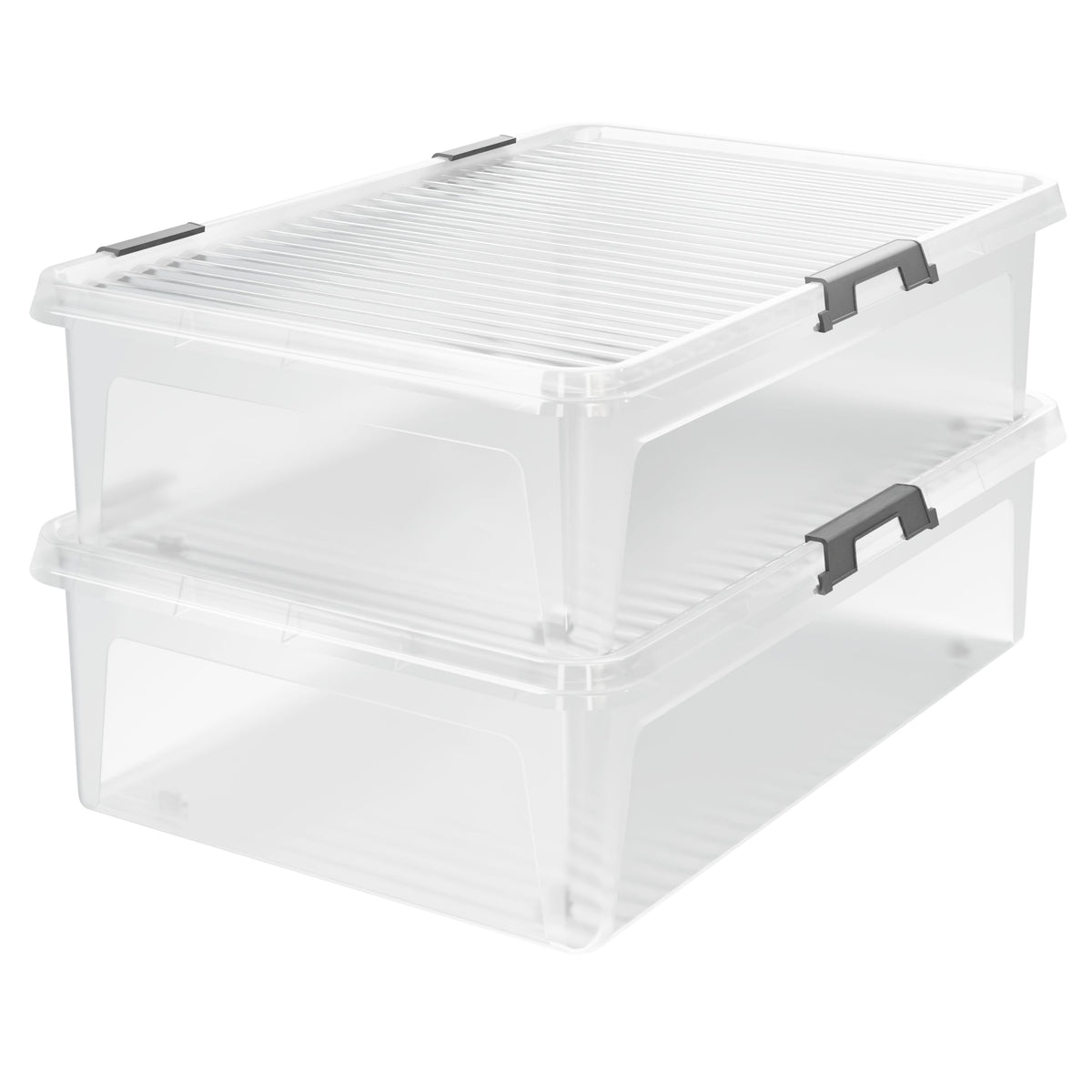 Contenitore di Plastica 2 pz 60x40x17cm 30L