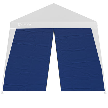 Set 2 x Gazebo da giardino Capri blu 3x3m