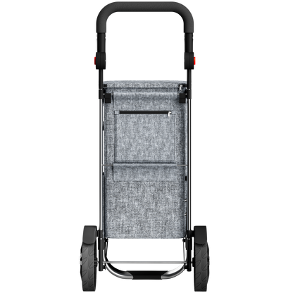 Trolley portaspesa grigio 56L 31x24x54