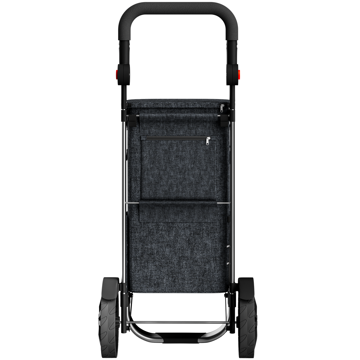 Carrello spesa nero Alu 56L 31x24x54cm