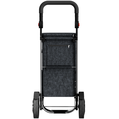 Carrello spesa nero Alu 56L 31x24x54cm