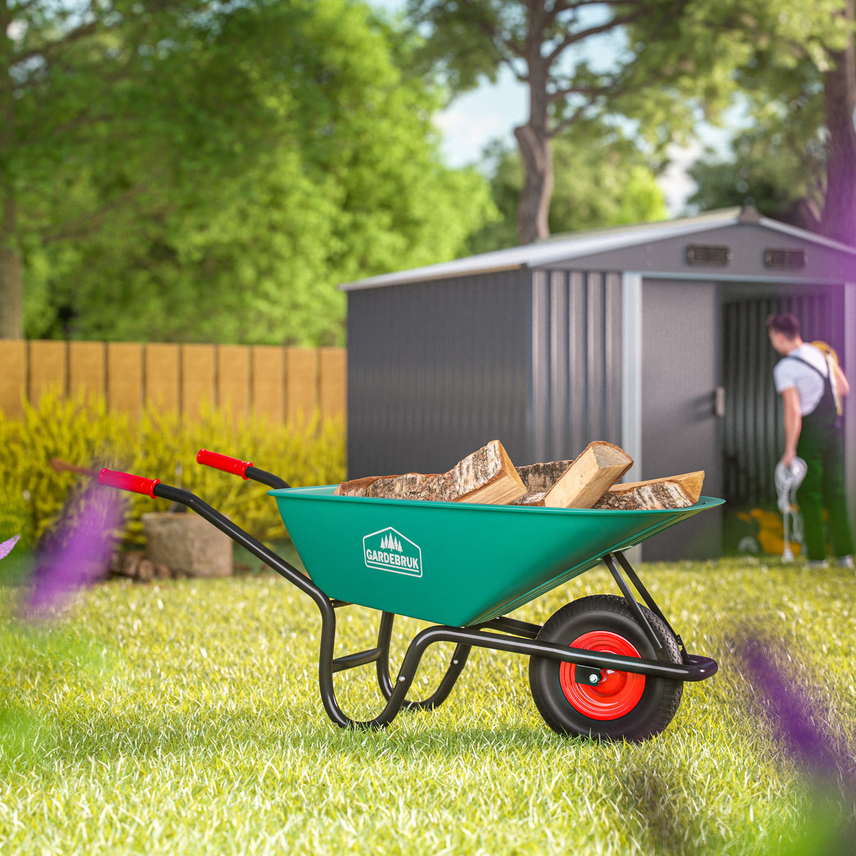 Carriola da Giardino 100l pneumatici ø40cm