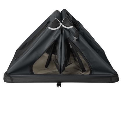 Trasportino per cani antracite M 60x42x44cm pieghevole