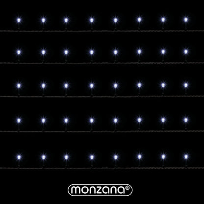 Catena di luci Natale 400 LED bianco freddo 40m