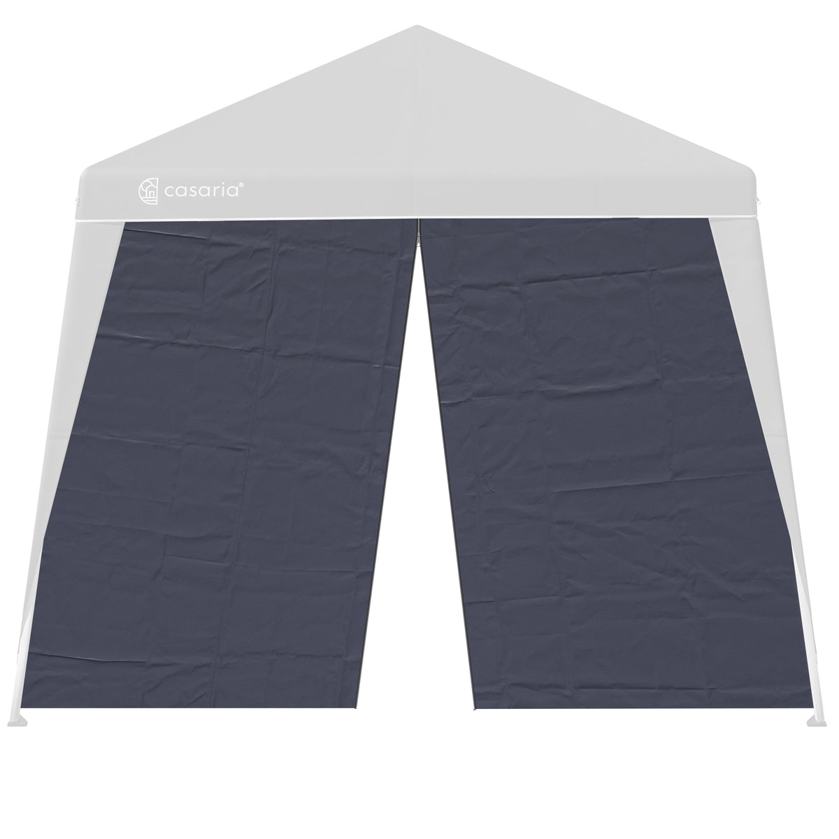 Gazebo pieghevole a parete laterale Capri set di 2 antracite 3x3m
