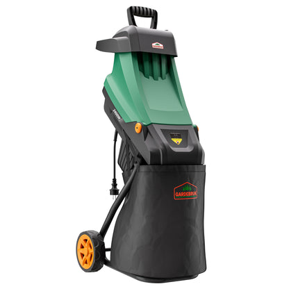 Trituratore elettrico 3100W contenitore di raccolta 50L
