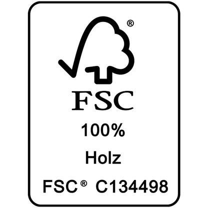 Sedie da giardino Vanamo set 2 pz eucalipto FSC