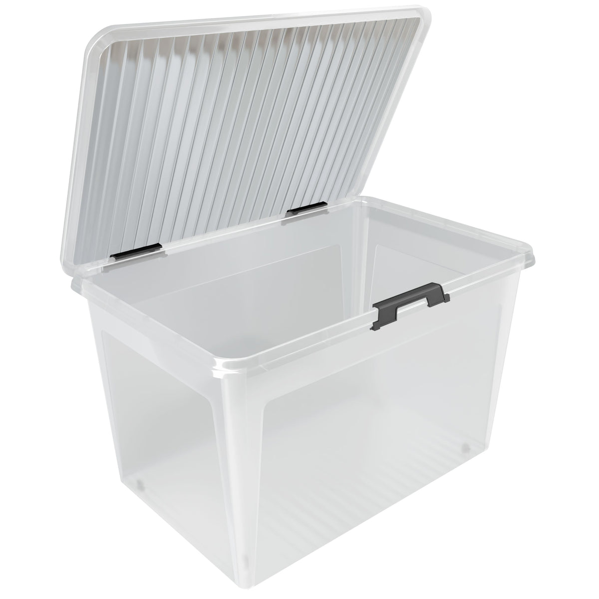 Contenitore di Plastica 2 pz 60x40x35cm 60L