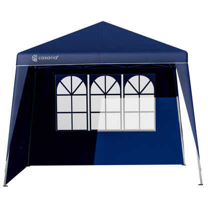 Set 2 x Gazebo da giardino Capri blu 3x3m