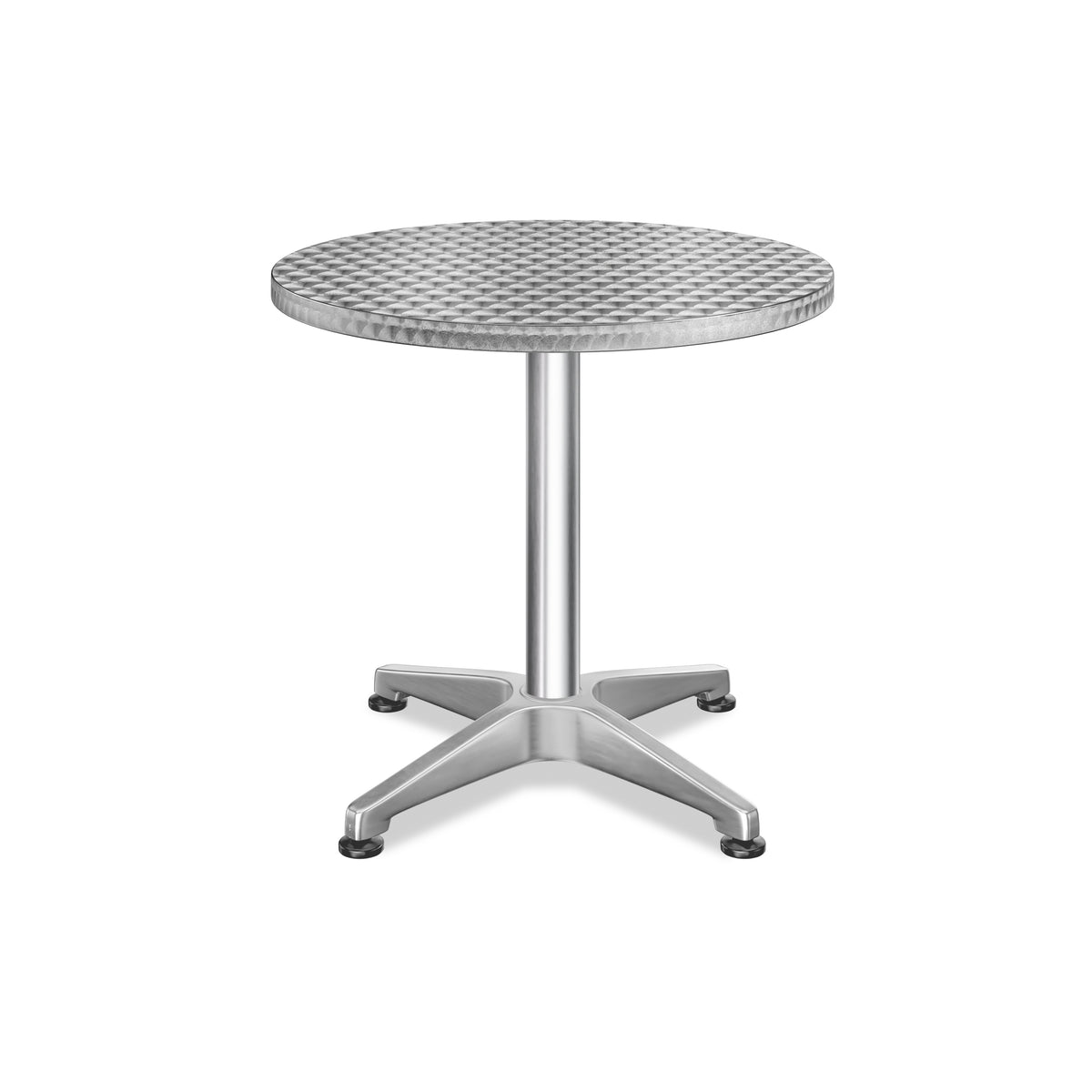 Tavolo bar plegable alluminio Ø60cm altezza variabile 70-115cm