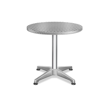 Tavolo bar plegable alluminio Ø60cm altezza variabile 70-115cm