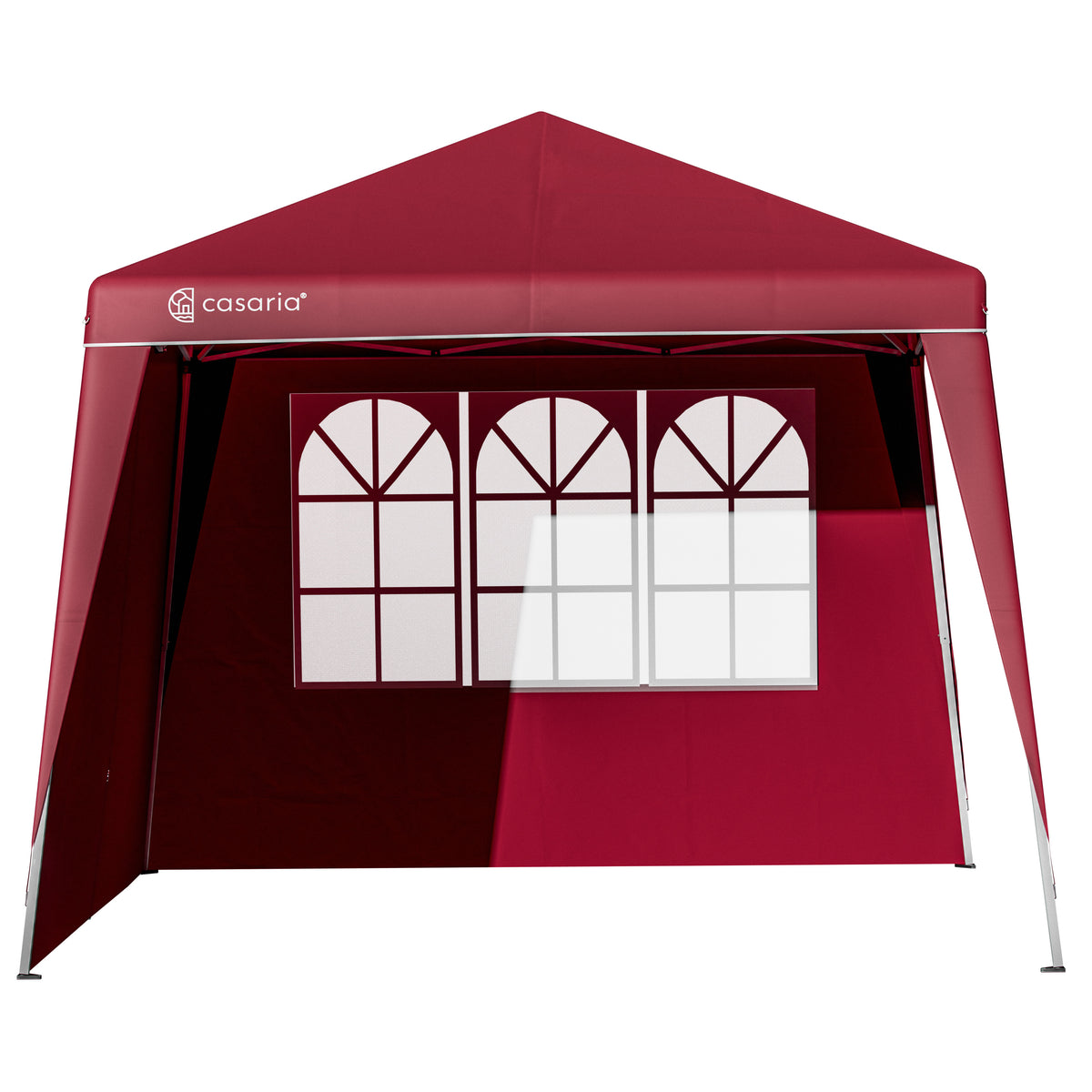 Pareti laterali per gazebo Capri 3x3m rosso
