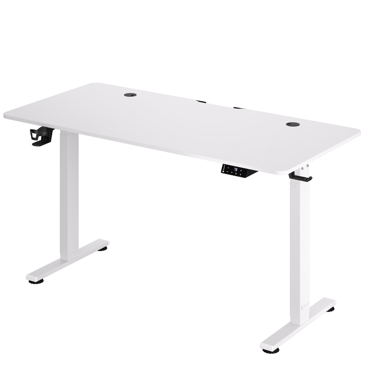 Scrivania regolabile in altezza bianco 140x60x73-118cm