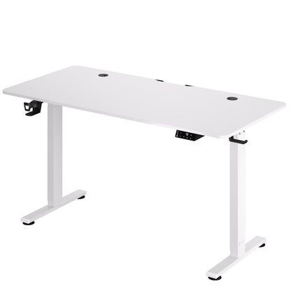 Scrivania regolabile in altezza bianco 140x60x73-118cm