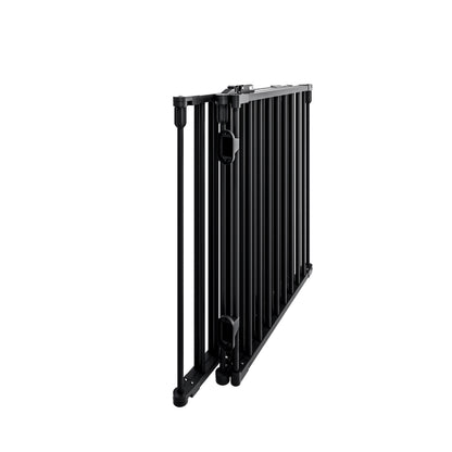 Griglia di sicurezza per caminetto metallo nero 306x77cm pieghevole