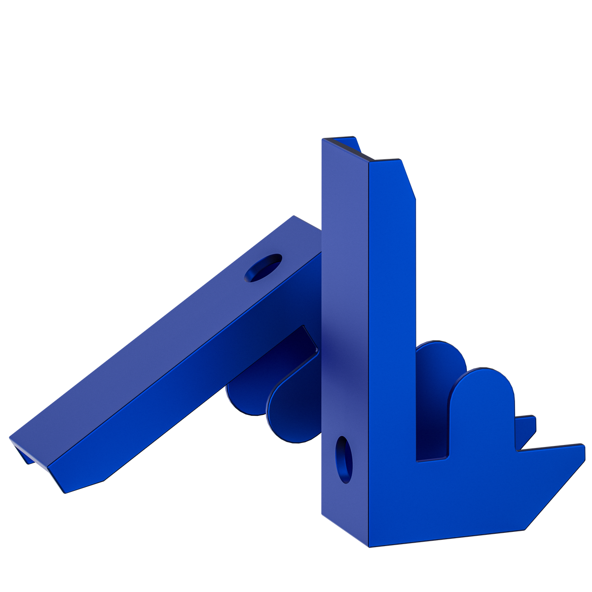 Scaffalatura pesante senza bulloni blu 180x70x40cm zincata 875kg