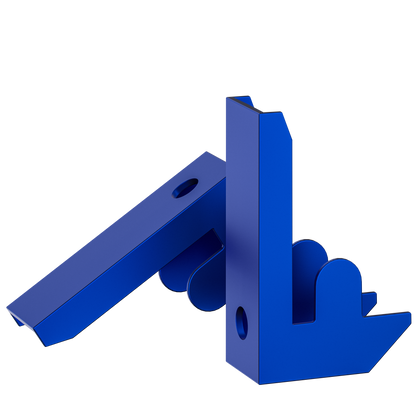 Scaffalatura pesante senza bulloni blu 180x70x40cm zincata 875kg