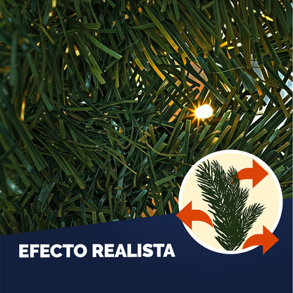 Ghirlanda di Natale set di 2 decorazione natalizia 10m