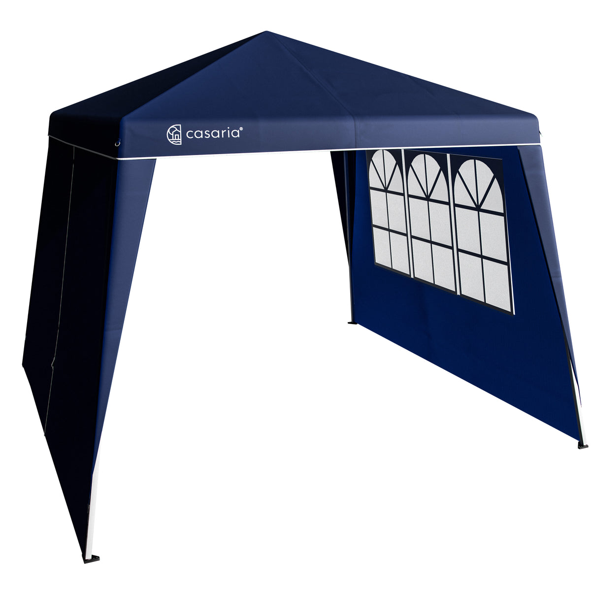 Set 2 x Gazebo da giardino Capri blu 3x3m