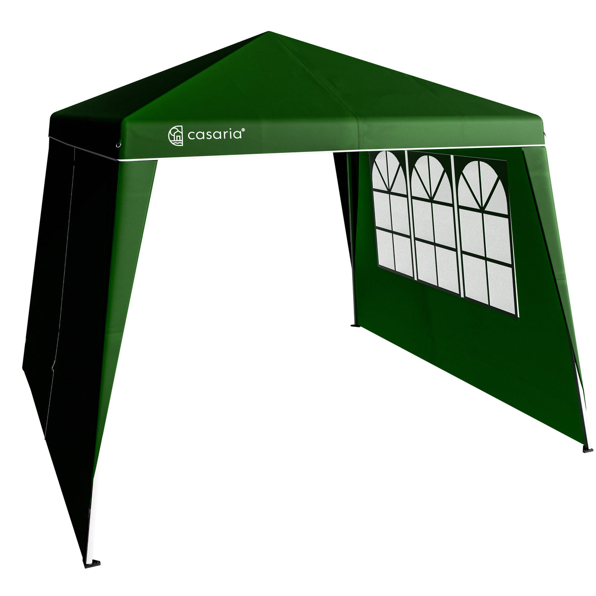 Set 2 x Gazebo da giardino Capri verde 3x3m