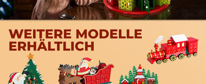 Calendario dell'avvento da riempire montagna di regali