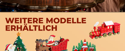 Calendario dell'avvento da riempire casetta invernale