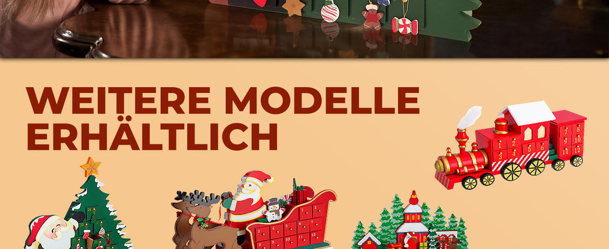 Calendario dell'avvento da riempire Babbo Natale