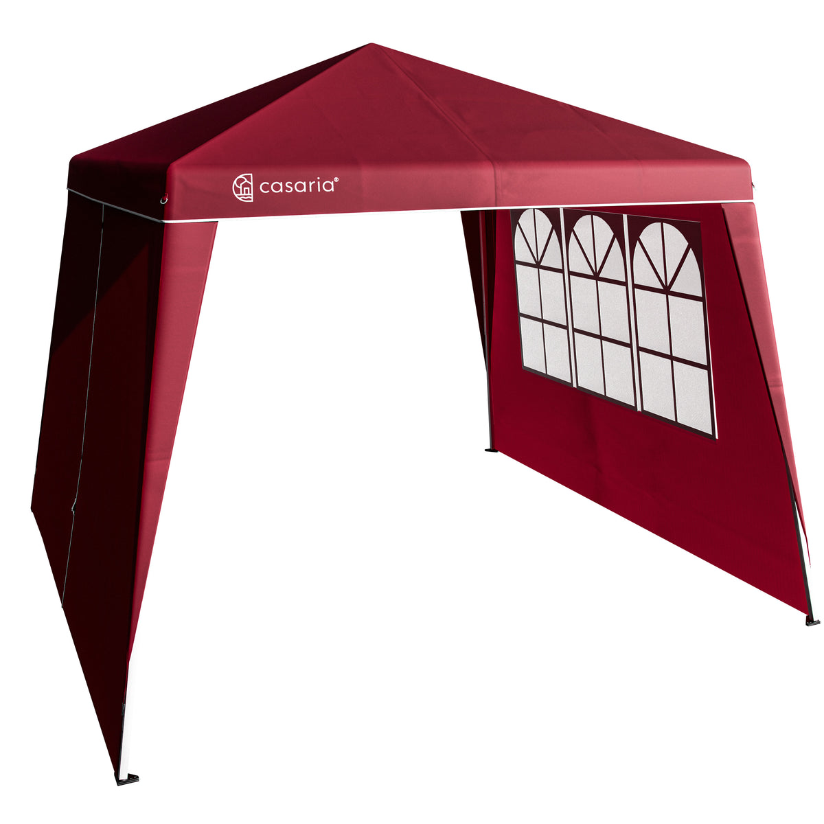 Pareti laterali per gazebo Capri 3x3m rosso