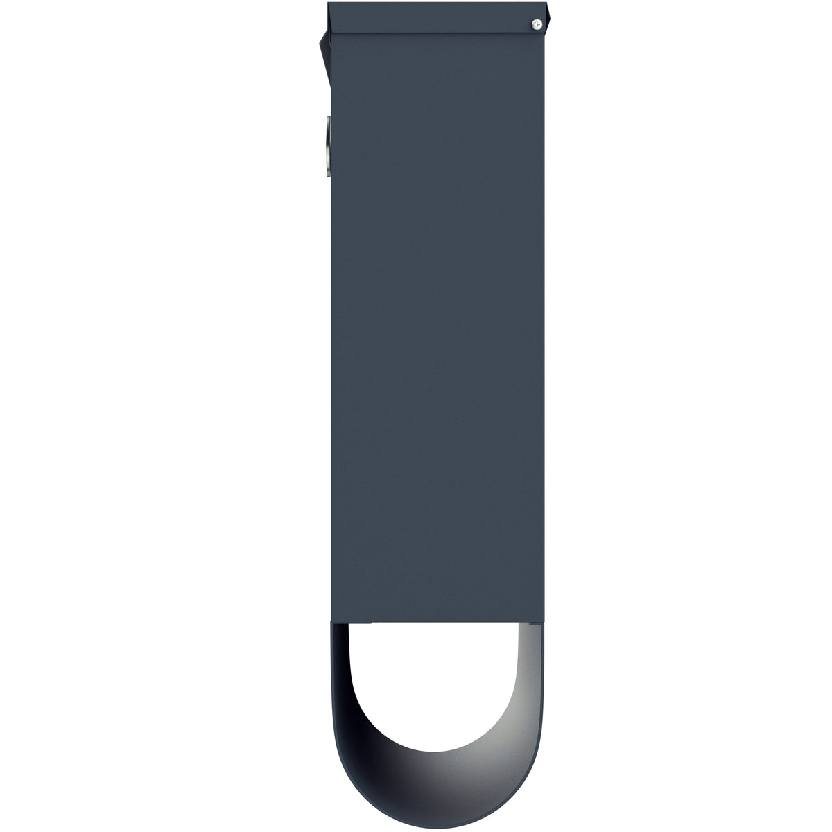 Cassetta postale antracite acciaio 30,5x8,5x33,5cm