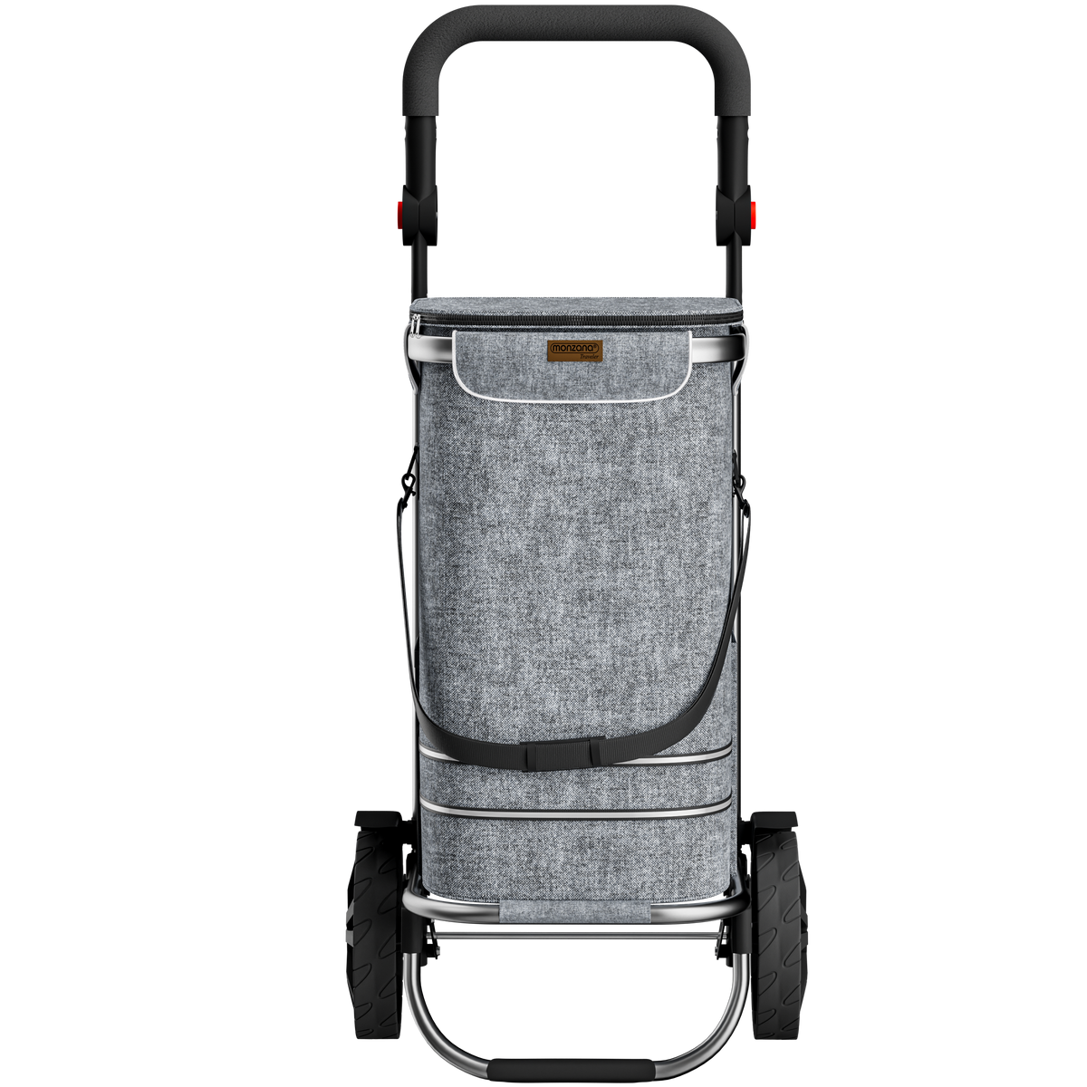 Trolley portaspesa grigio 56L 31x24x54