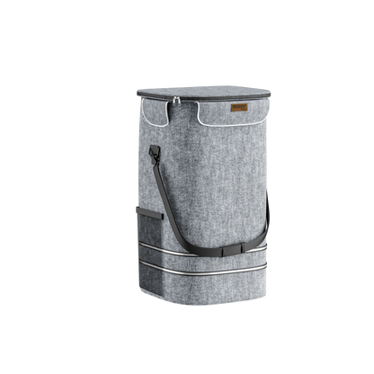 Carrellino della spesa 2in1 Grigio