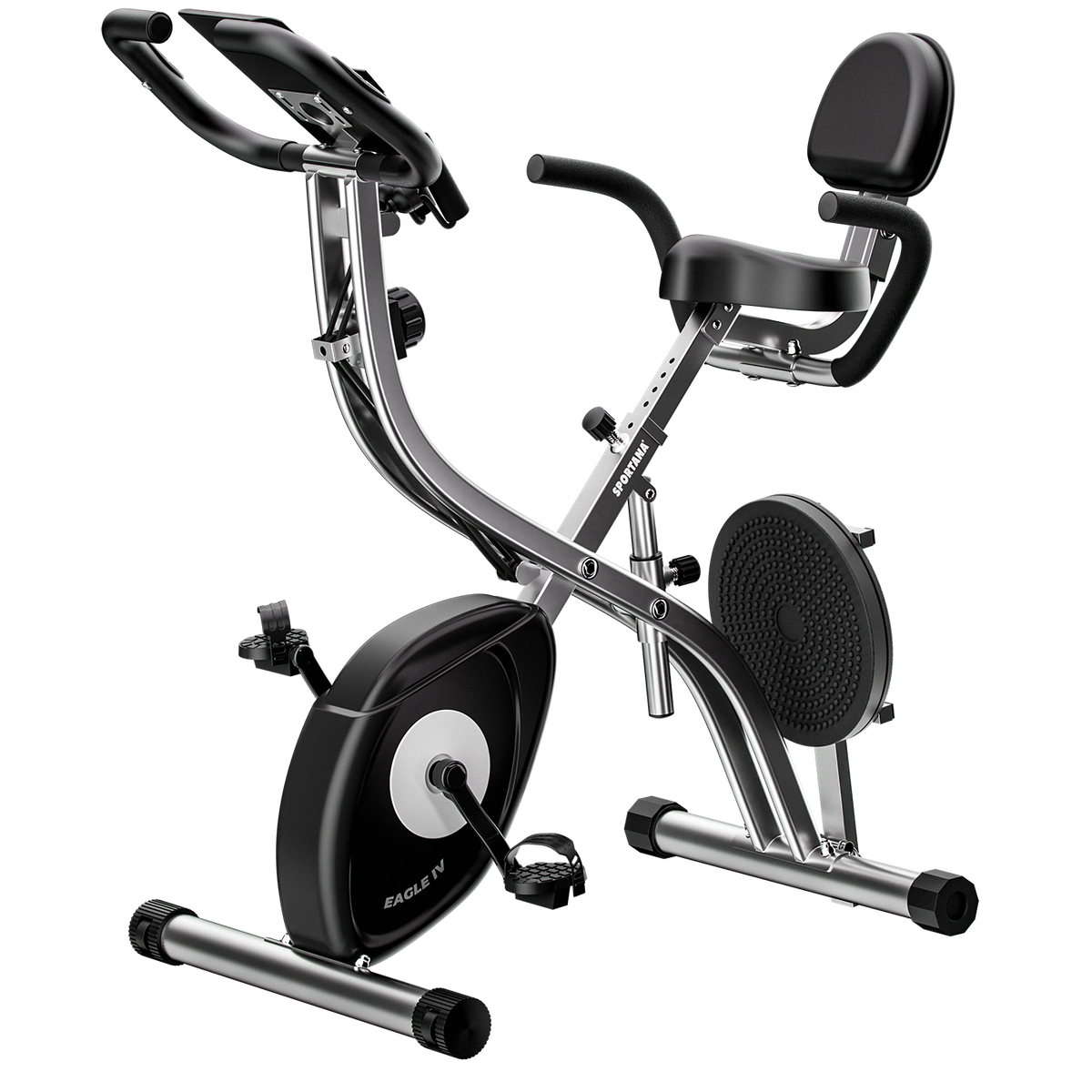 Cyclette Eagle 4 display LCD sensori pulsazioni