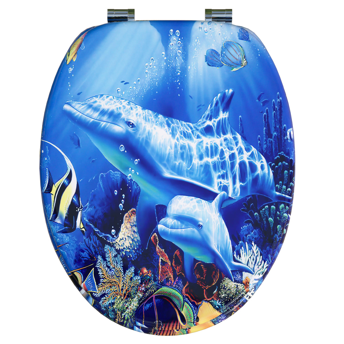 Copriwater fantasia oceano chiusura ammortizzata