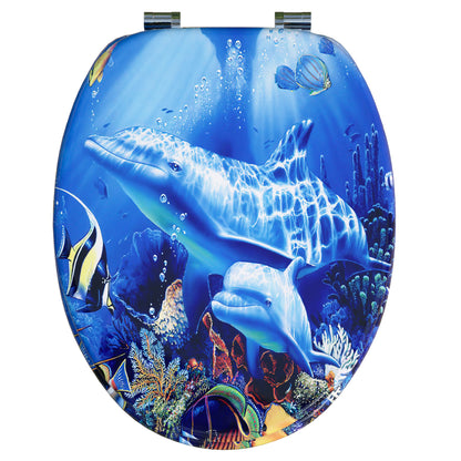 Copriwater fantasia oceano chiusura ammortizzata