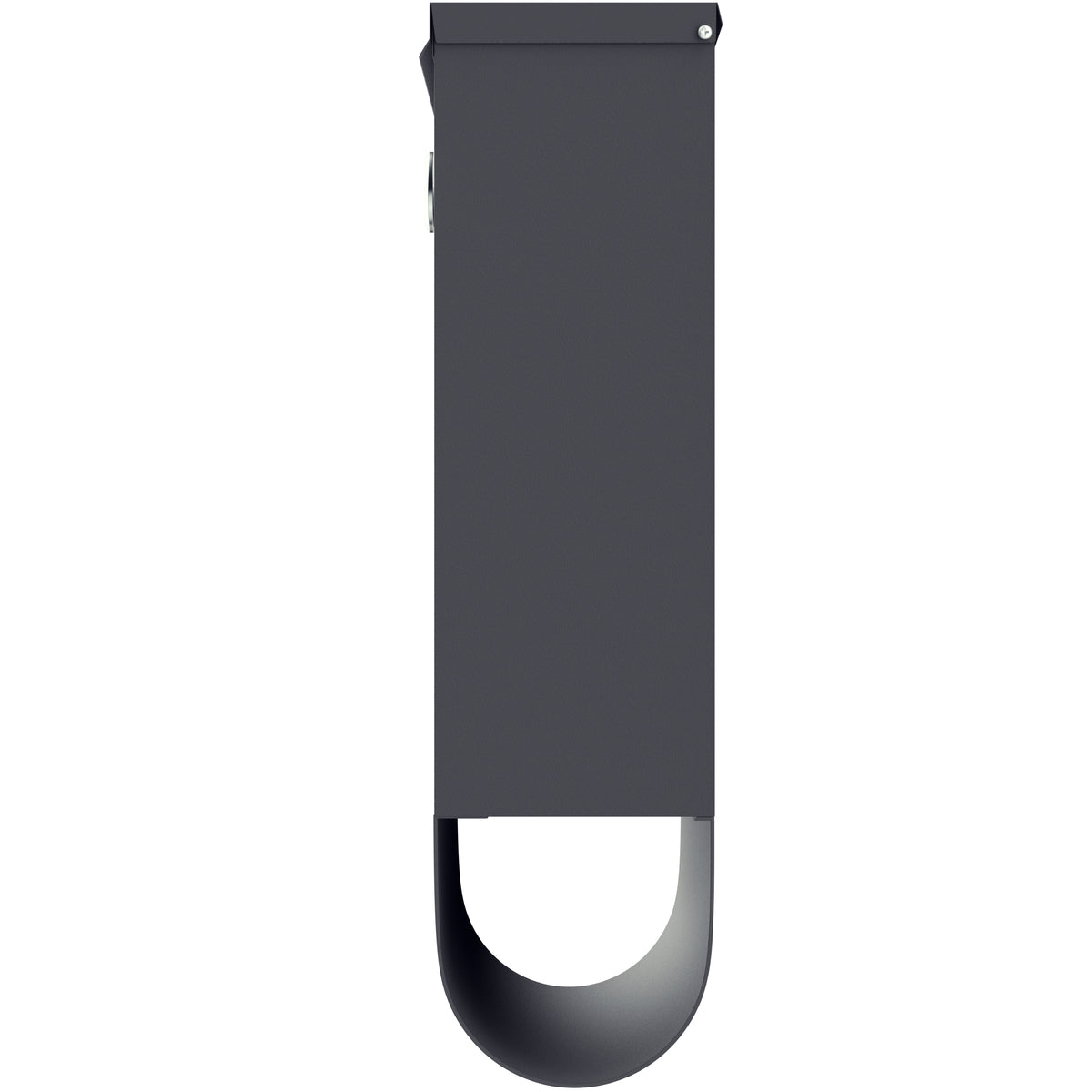 Cassetta postale acciaio nero/argento 30,5x10x33,5cm