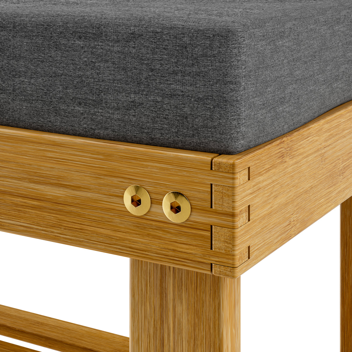 Panchina per scarpe in legno di acacia certificato FSC® 90x30x48cm