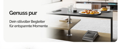 Tavolino Orlando legno/grigio 95x55x50cm
