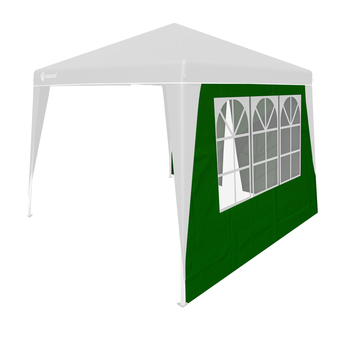 Set 2 x Gazebo da giardino Capri verde 3x3m